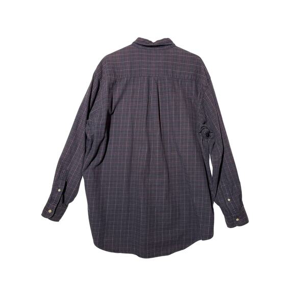 Britches Great Outdoors Men's Flannel Button Down Shirt Size XXL Pocket Plaid - Picture 7 of 10